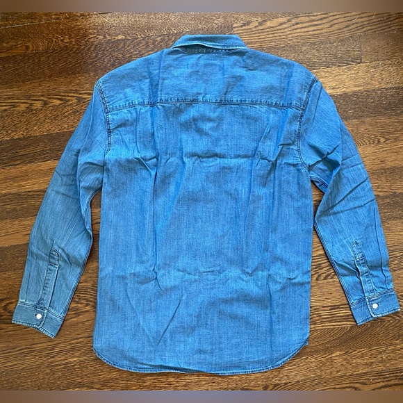 3x1 NYC Oversized Classic L/S Denim Shirt Sz XS *NWT* - Picture 2 of 10